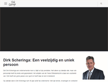 Tablet Screenshot of dirkscheringa.nl